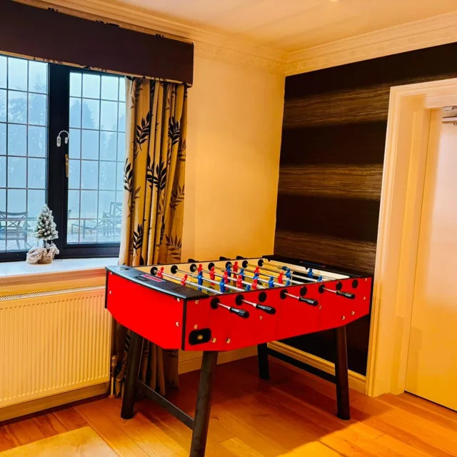 Games room at Little Ash Farm